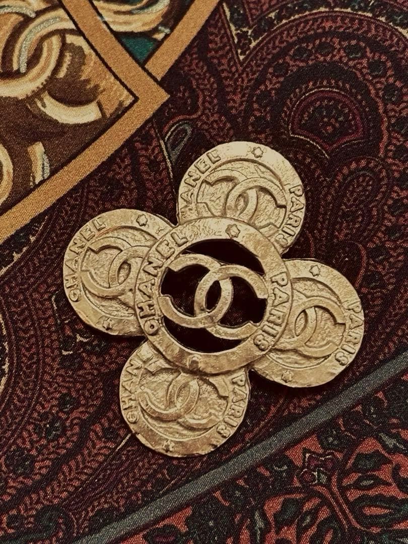 CHANEL ブローチ　モチーフ　シャネル　ヴィンテージ