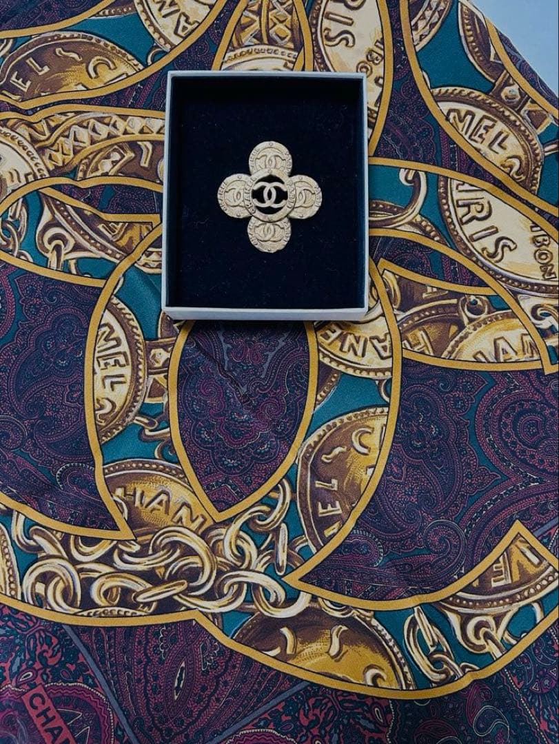 CHANEL ブローチ　モチーフ　シャネル　ヴィンテージ