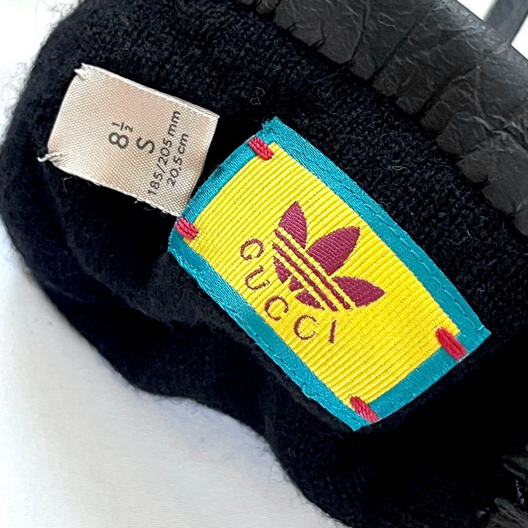 【美品】GUCCI グッチ アディダス グローブ 羊革 ブラック