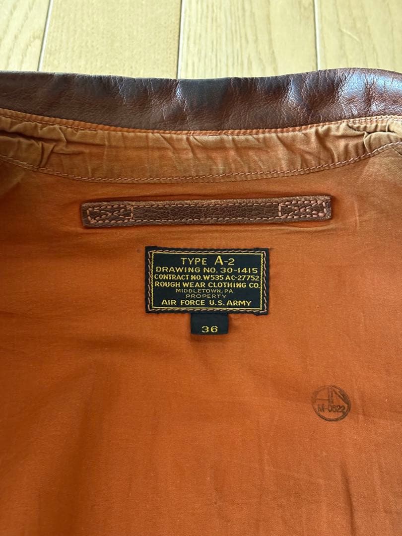 The REAL McCOY'S A2 レザージャケット