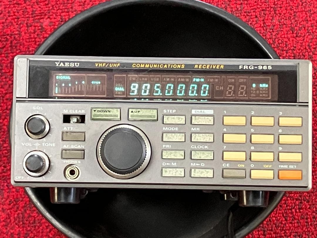 動作確認済み YAESU FRG-965通信型 広帯域受信機＆FC-965