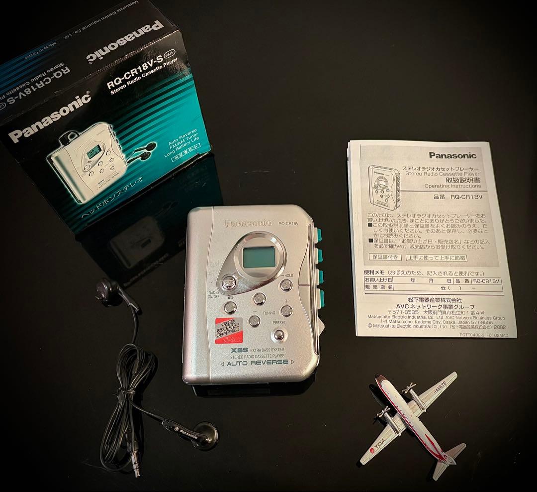 カセットプレーヤーPanasonic RQ-CR18V「 整備済み、完動超美品」