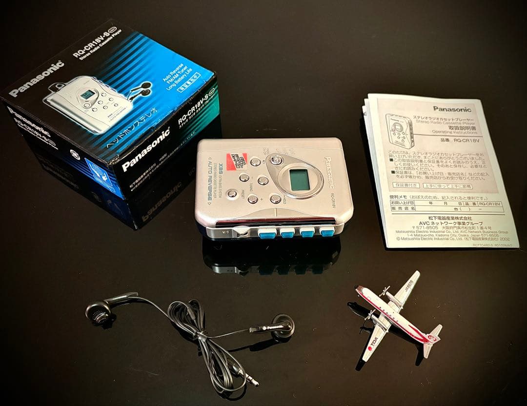 カセットプレーヤーPanasonic RQ-CR18V「 整備済み、完動超美品」