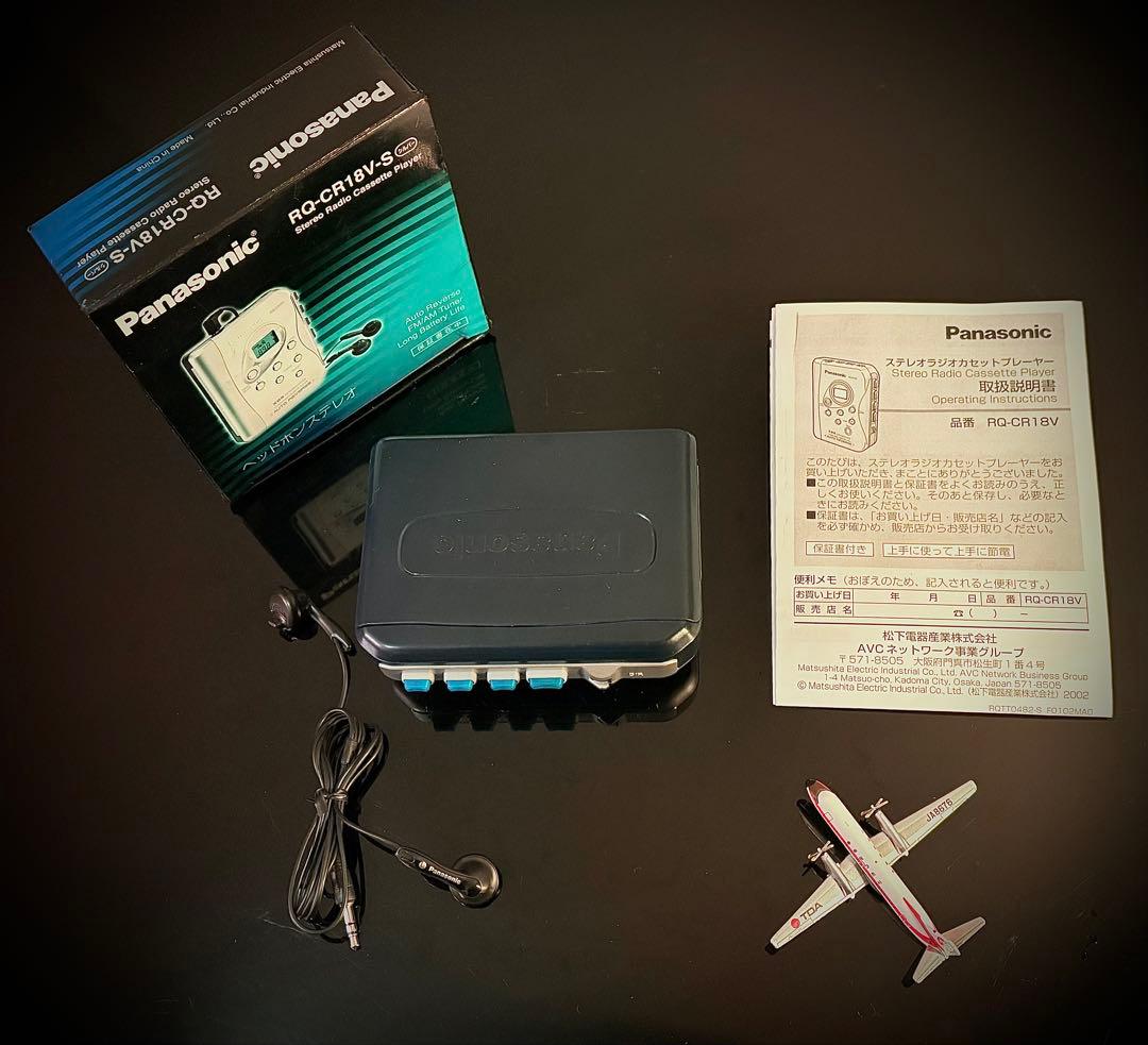 カセットプレーヤーPanasonic RQ-CR18V「 整備済み、完動超美品」