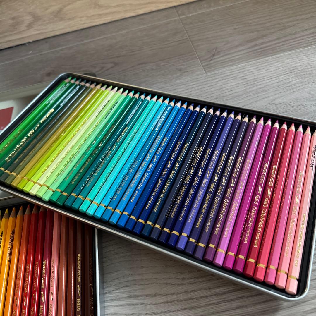 CARAN d'ACHE PABLO 油性色鉛筆 80色セット