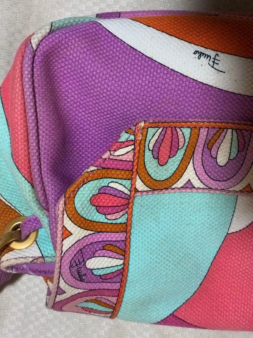 【エミリオプッチ】パリジェンヌ風ショルダーバッグ♪Emilio Pucci