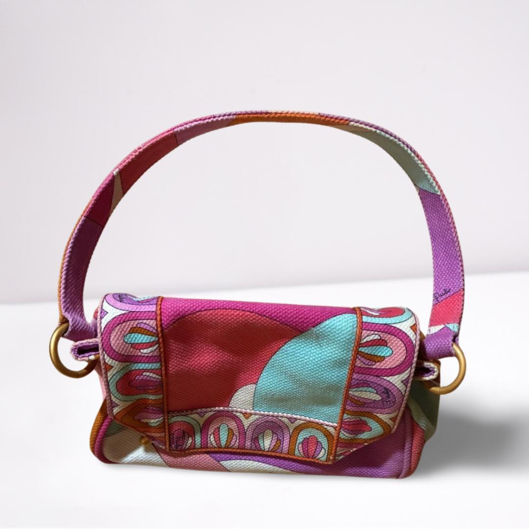 【エミリオプッチ】パリジェンヌ風ショルダーバッグ♪Emilio Pucci