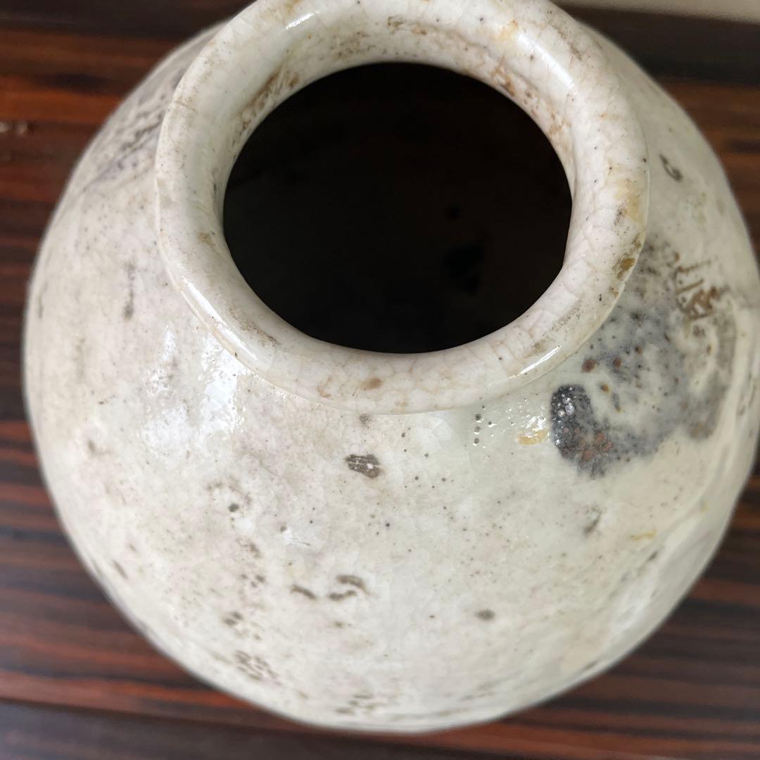 希少　アンティーク壺　骨董　茶道具　花瓶、生花