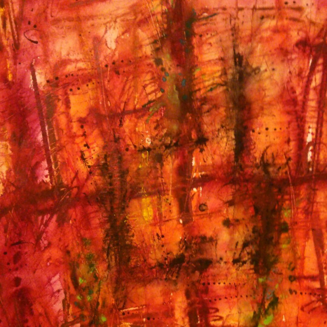 水彩画　印象No.5 F8号