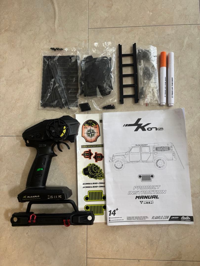 Rlaarlo 1/7 ジープ Jeepブラシレス JK07Pro クローラー