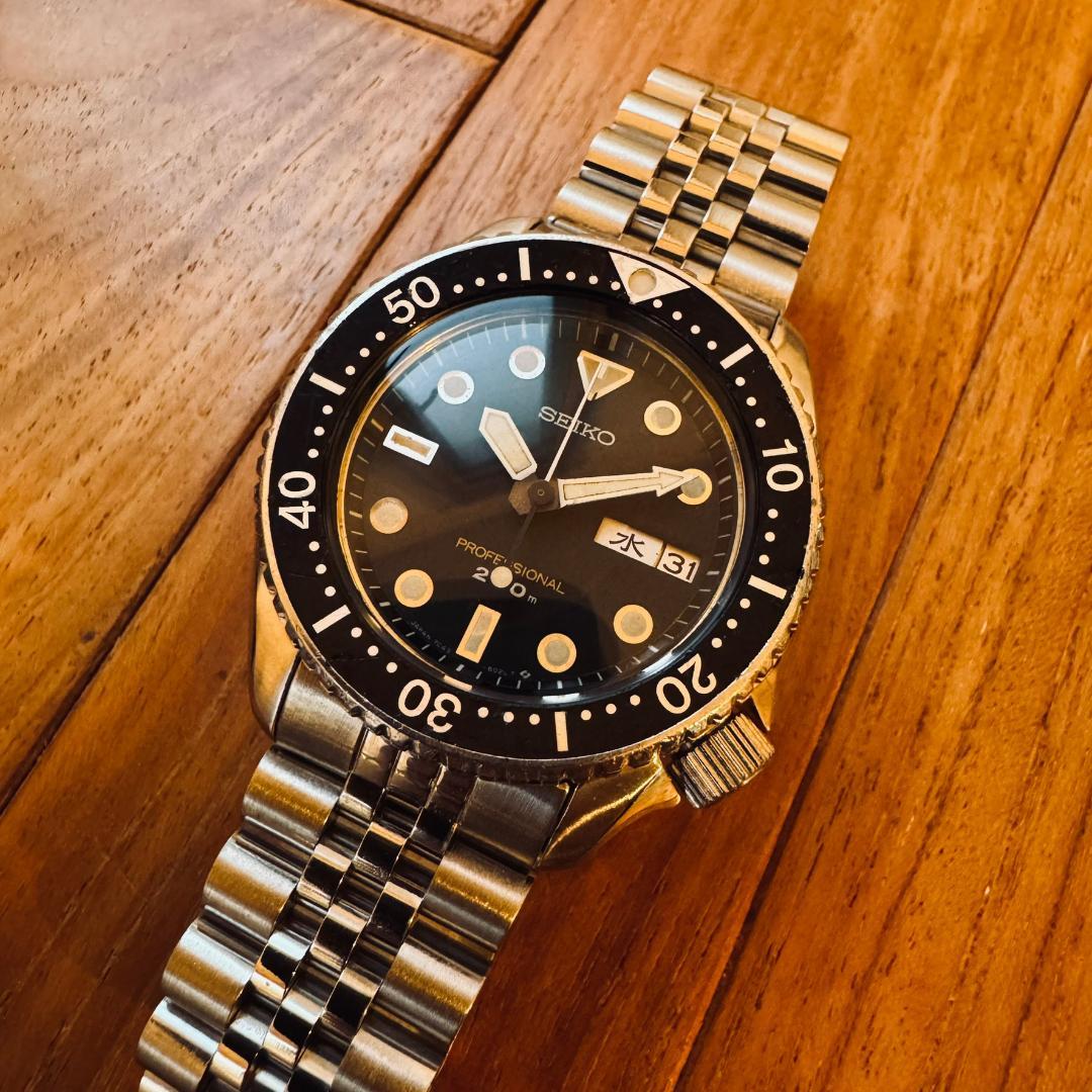 SEIKO 7C43-6010 セイコーダイバー レトロ ジュビリーブレス
