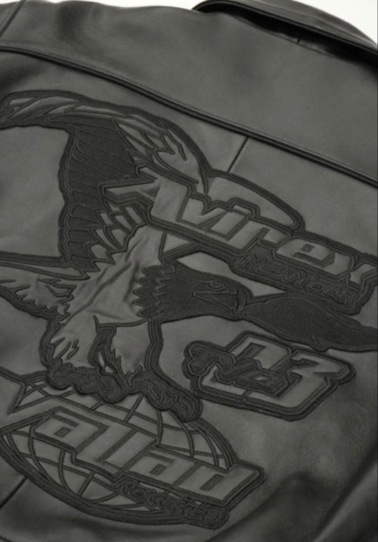 ジャケット・アウター AVIREX VALLAD VARSITY LEATHER JACKET M