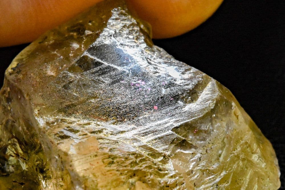 ブラジル エスピリトサント産 オリジナルピンクファイヤークォーツ原石03