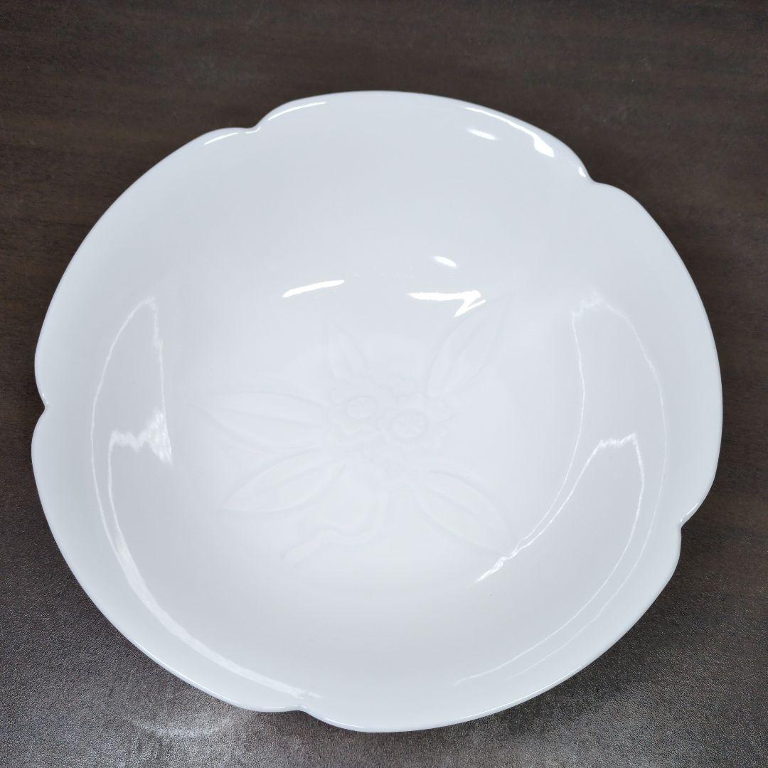 s*i様 人間国宝 井上萬二 作 白磁 彫文 菓子鉢＆湯呑 三客 ＆他