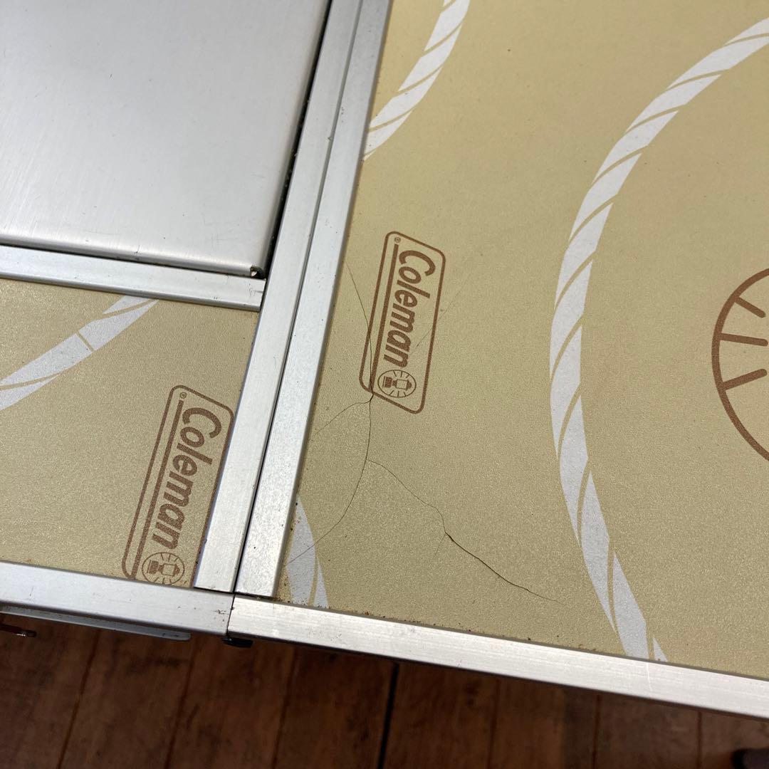 コールマン アウトドアテーブル グリルラック バーベキュー スリム 三つ折り