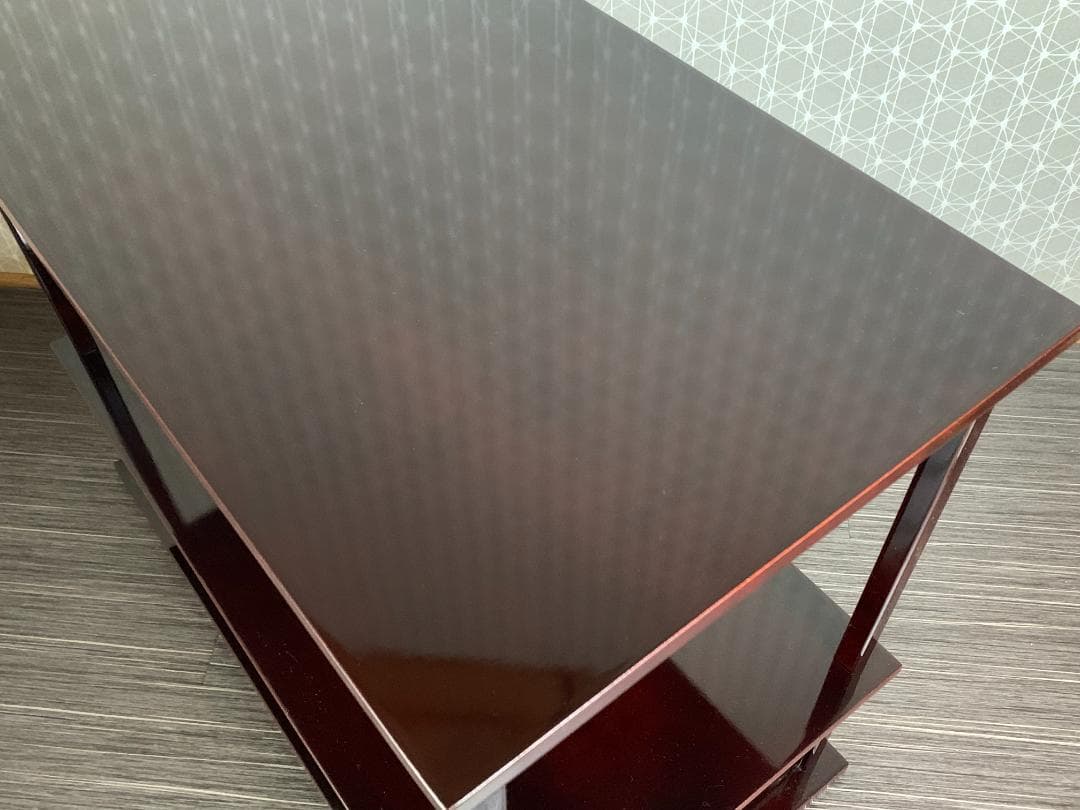 溜塗 紹鴎棚 組立式 茶道具 紙箱入 774