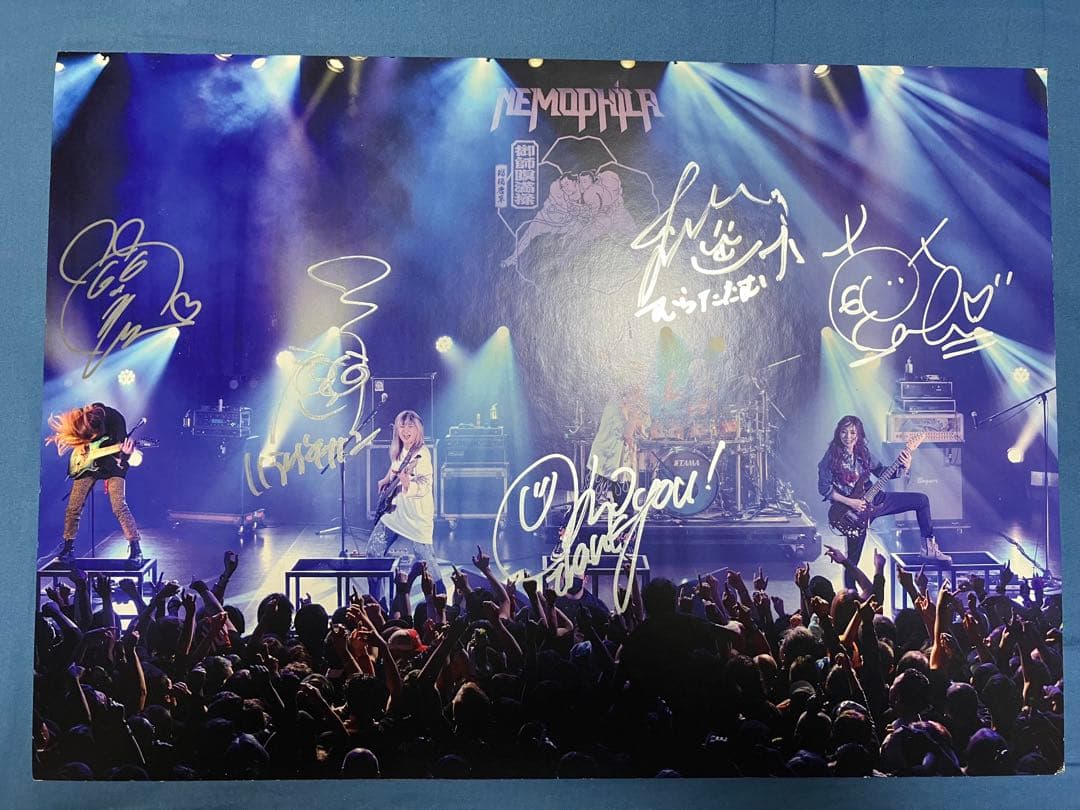 NEMOPHILA タワレコ当選パネル 直筆サイン入り