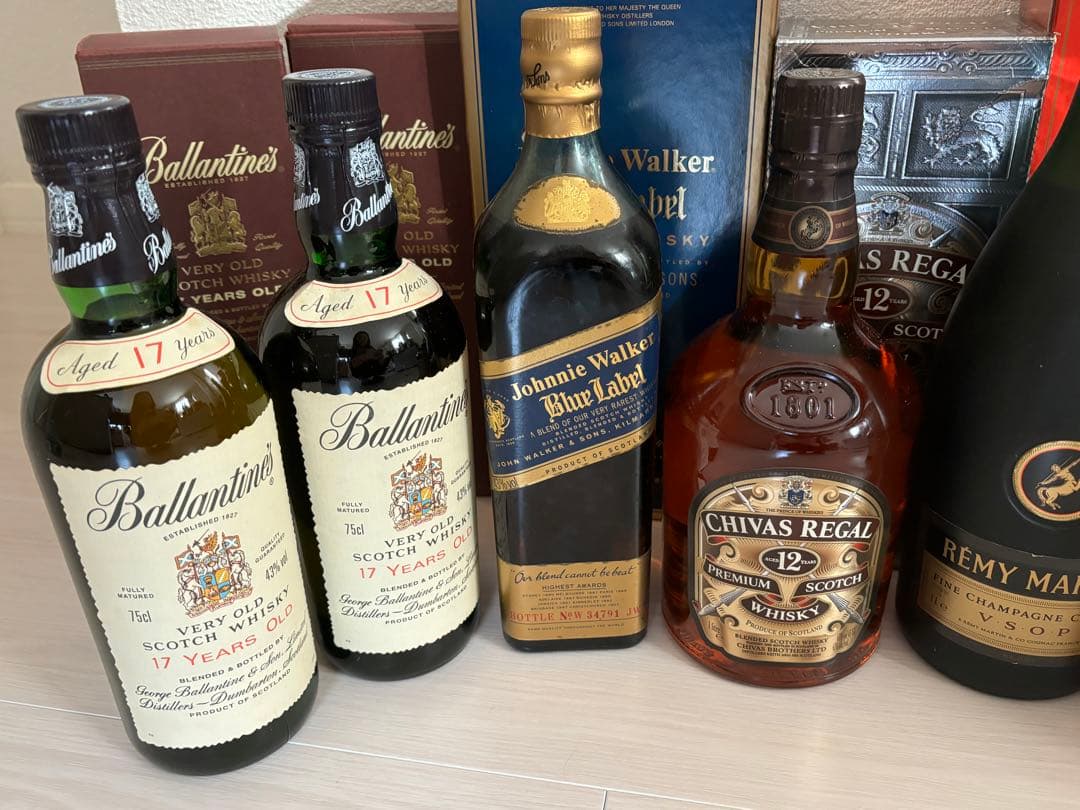 【未開封】ジョニーウォッカーバランタインレミーマルタン百年の孤独シーバスリーガル