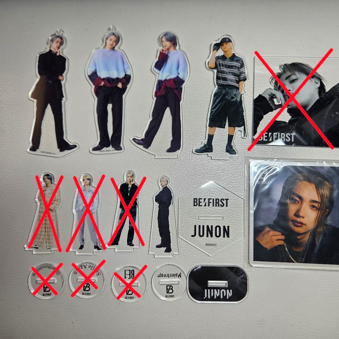 BE:FIRST JUNON アクスタ アクリルコースターまとめ売り(バラ売可)