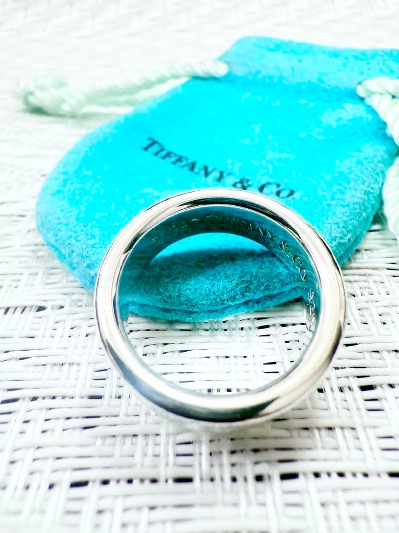 ティファニー　ナローリング　指輪　16.5号　研磨済み　1837 TIFFANY