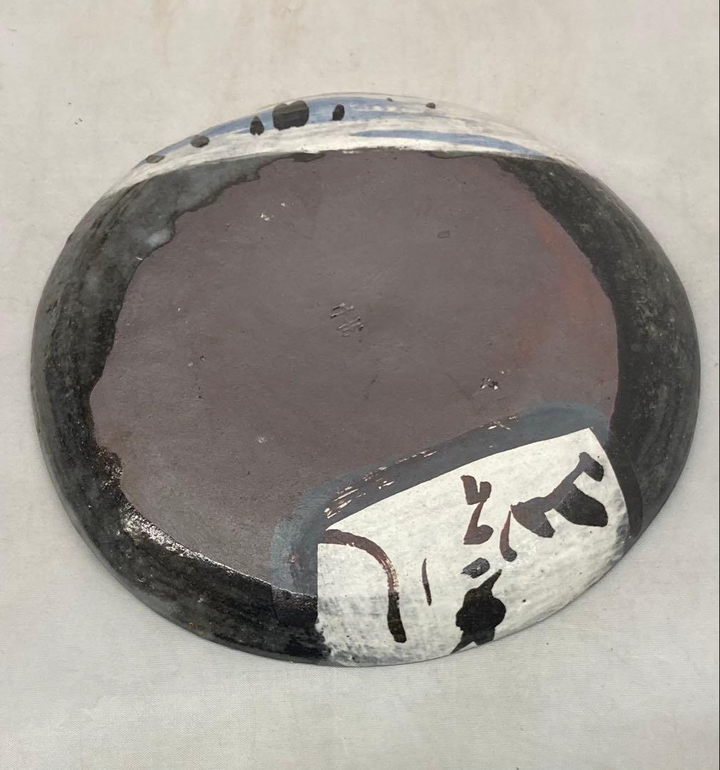 B407b「乾山写繪変 銘々皿　3枚」白井半七造　元箱付(5枚入り用？)