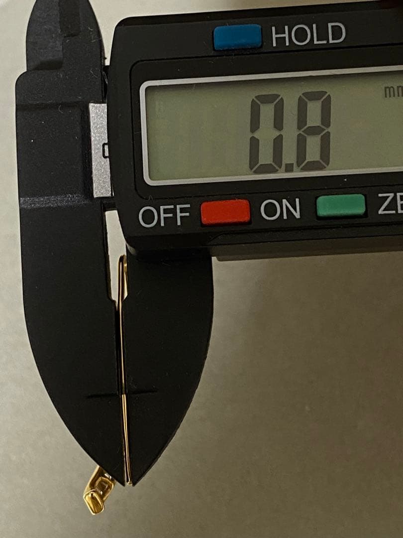 K18YG ブラウンダイヤモンド ピアス テーパー　0.30ct