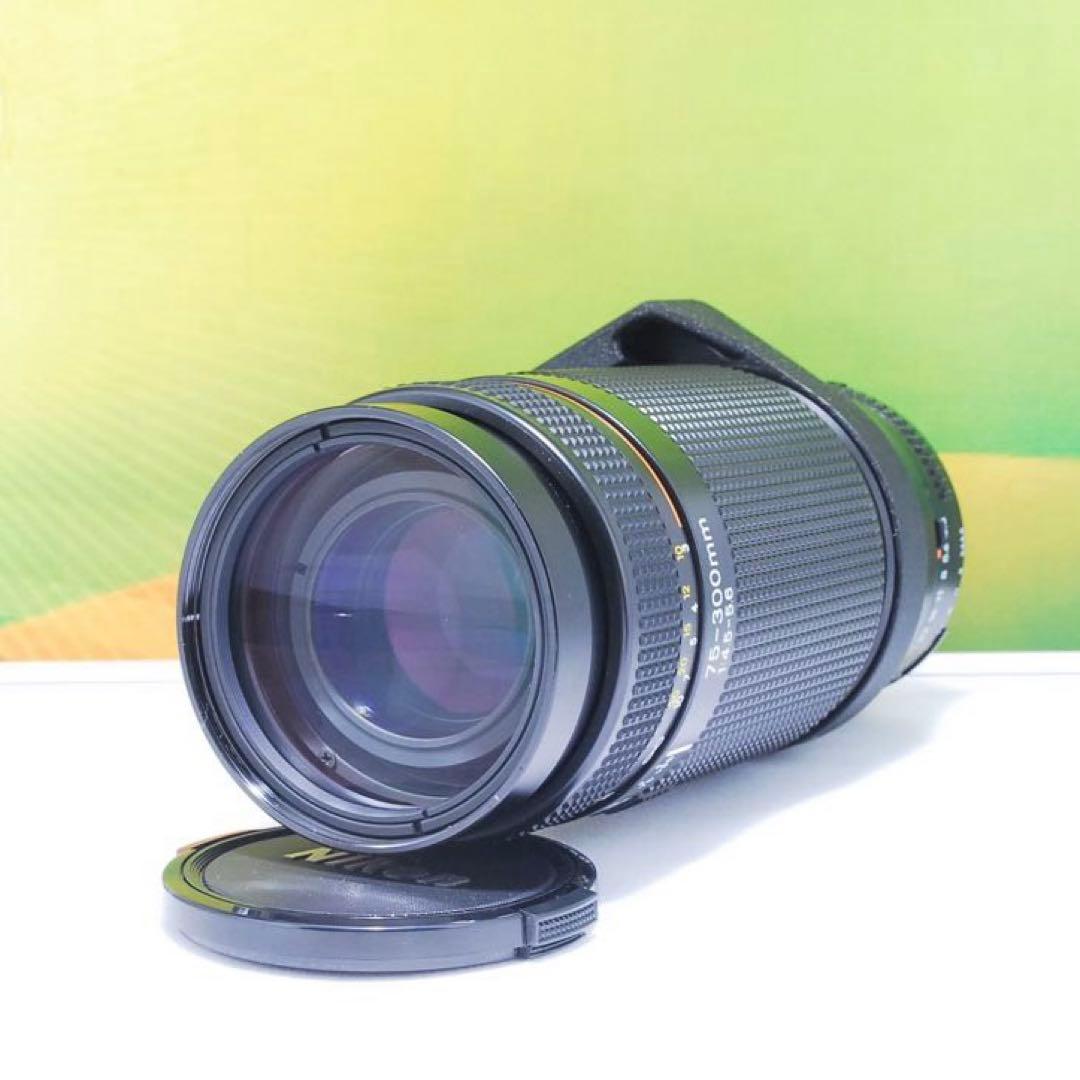 ✨美品✨Nikon AF 75-300mm 超望遠レンズ 運動会 野鳥撮影