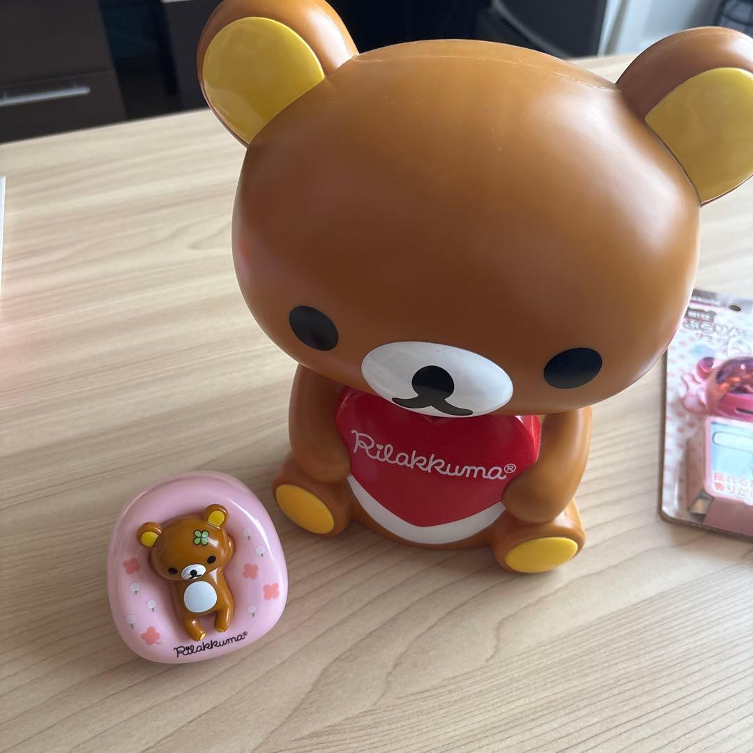 サンエックス　リラックマ　グッズ　まとめ売り　貯金箱　小物ケース　マスコット