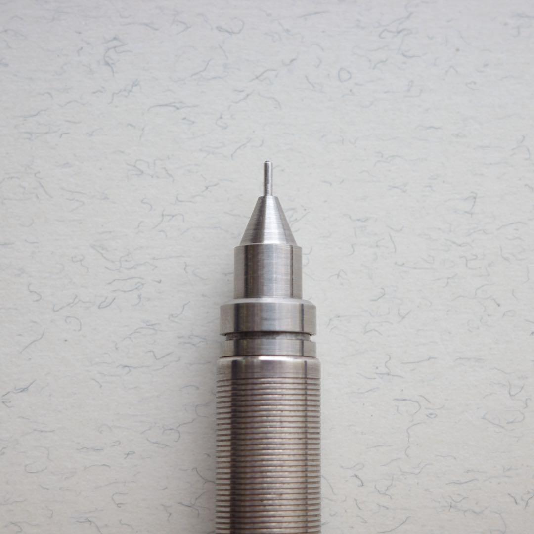 チタン/シルバー/黒檀 FF-matic搭載 0.5mm 特注 シャープペンシル
