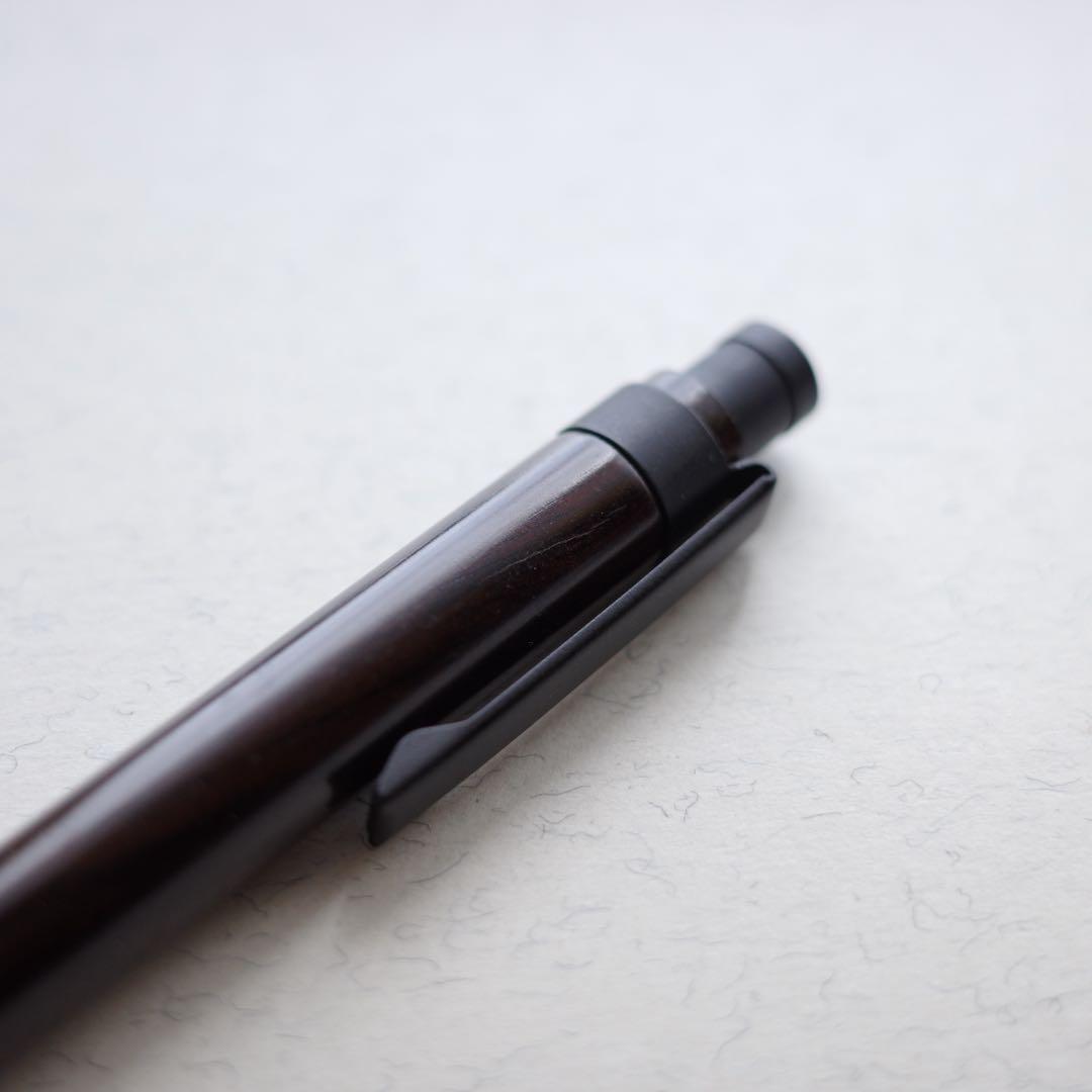 チタン/シルバー/黒檀 FF-matic搭載 0.5mm 特注 シャープペンシル
