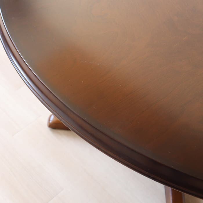 ヴィンテージ 飛騨産業 穂高 丸 ダイニングテーブル キツツキ