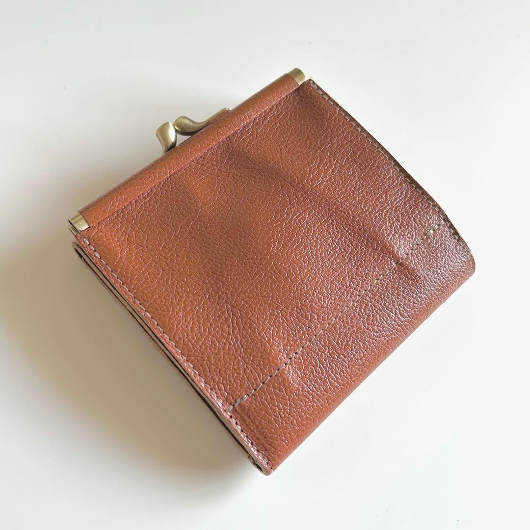 IL BISONTE イルビゾンテ 二つ折り財布 折財布 がま口