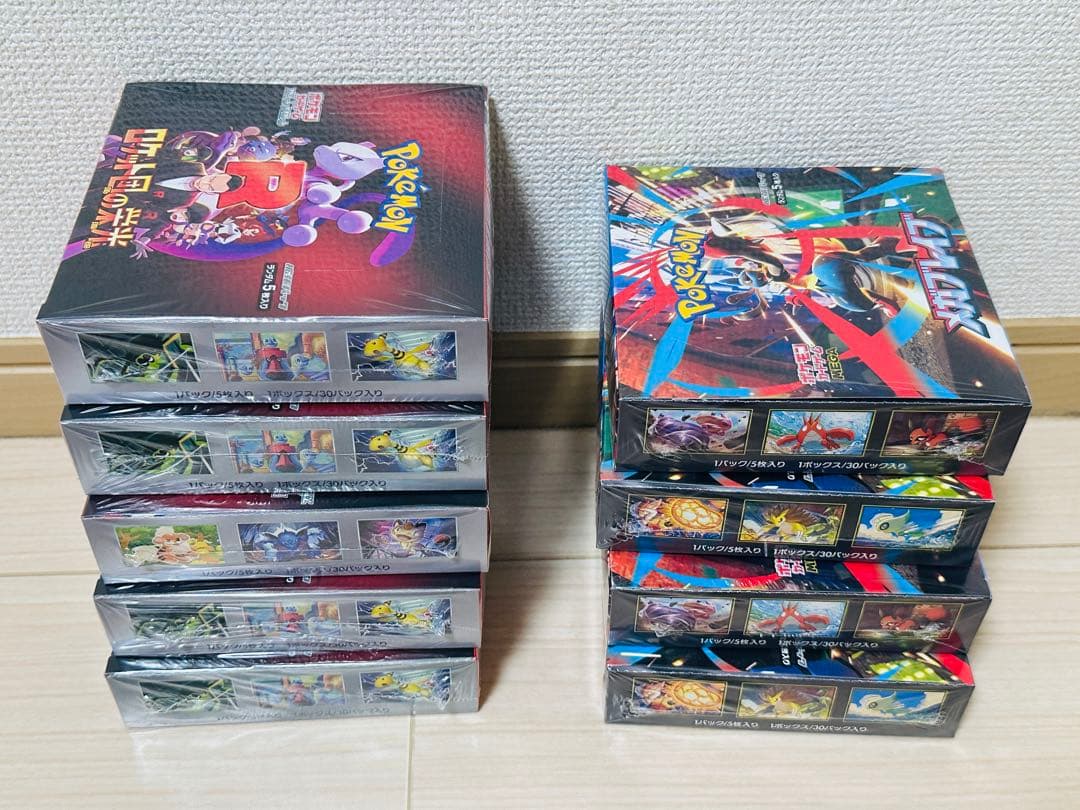 ポケモンロケット団の栄光 5BOXメガレックウザ セット4BOX