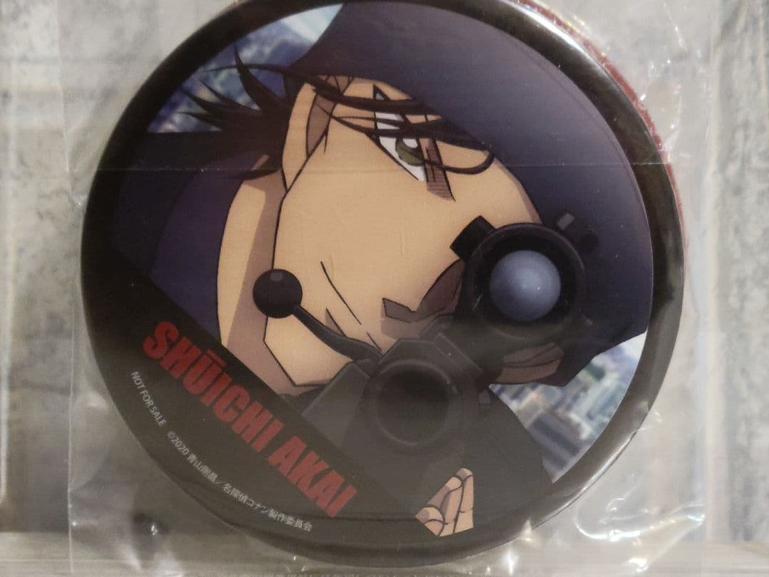 名探偵コナン 緋色の弾丸 アニメイト購入特典江戸川コナン&赤井秀一 缶バッジ