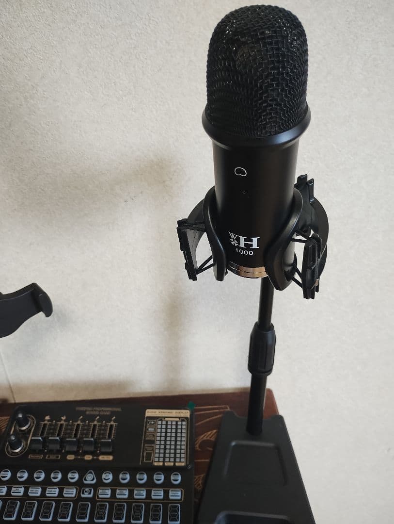 オーディオミキサー・マイク・リングライトセット 配信 ライバー