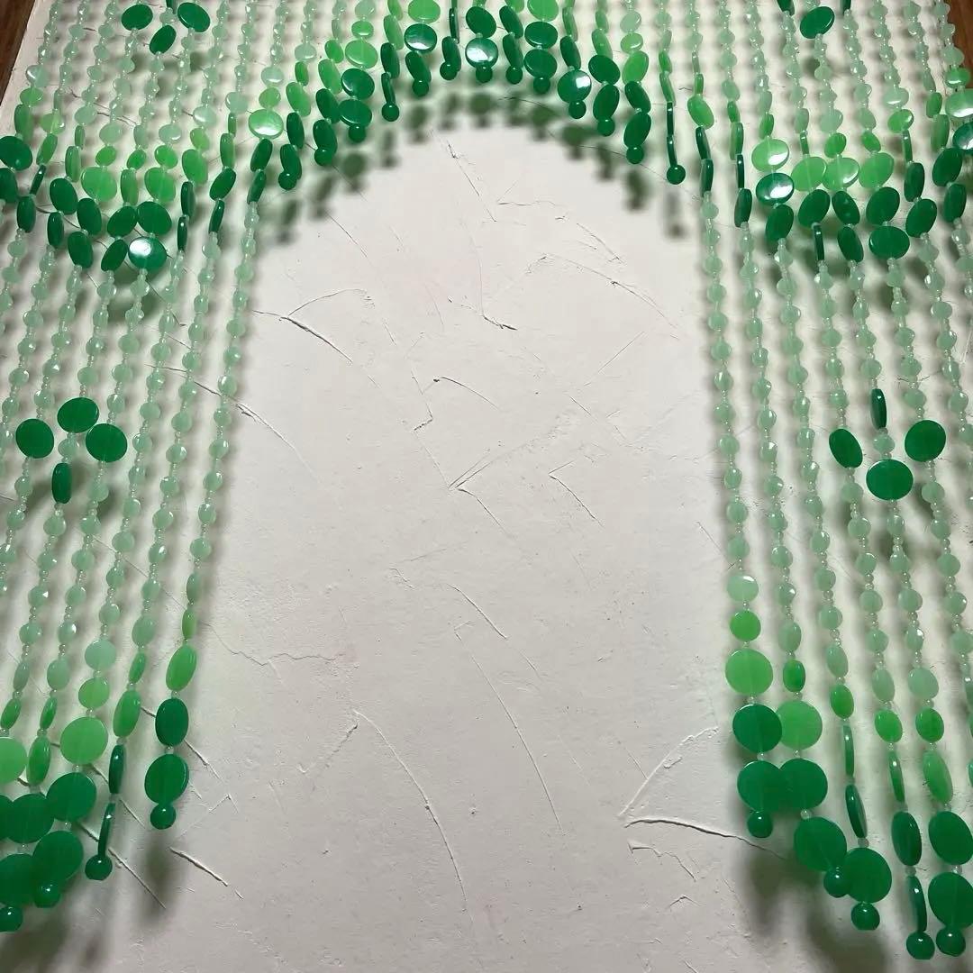 昭和　レトロ　ポップ　珠 のれん　暖簾　プラ