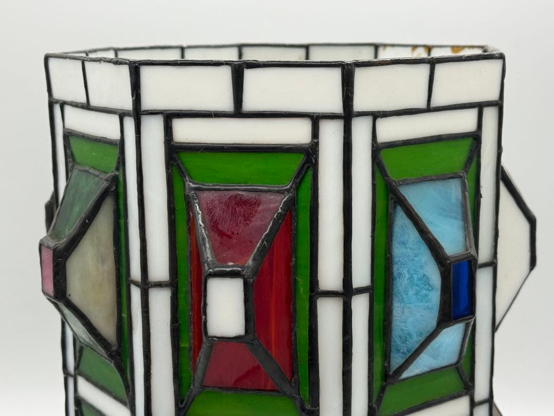 時代　ステンドガラス　ランプシェード　インテリア　置物　送料込み260113