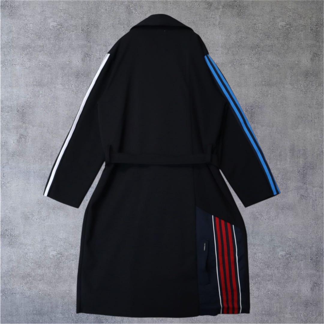 【美品一点物】GILET adidas ジャージガウン ブラック