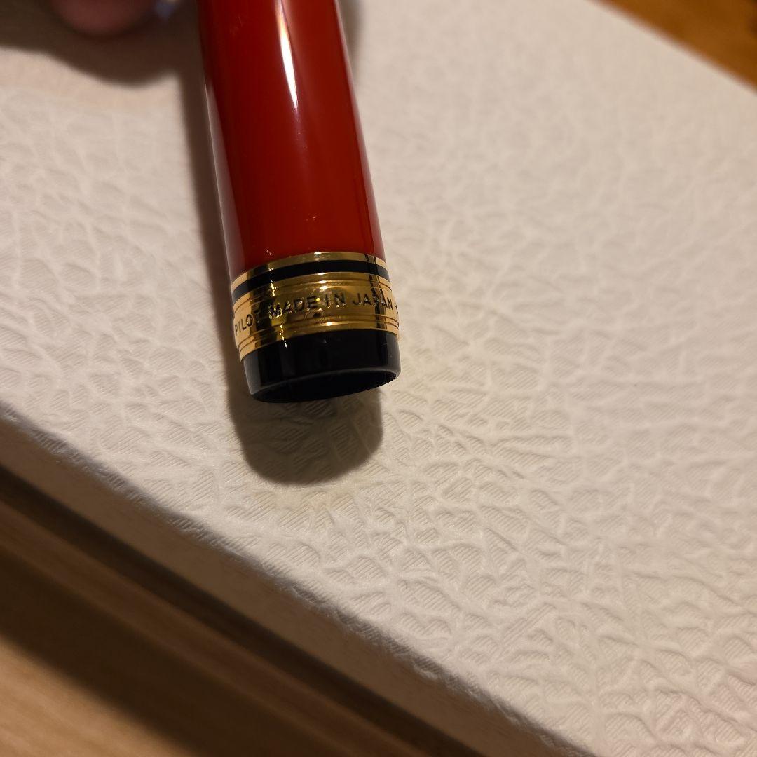 PILOT 万年筆 カスタム 845 シュ M 朱