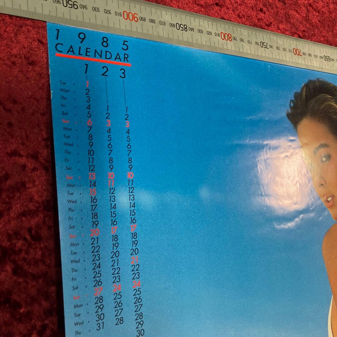 フローレンス芳賀？　ニノミヤムセン　1985年度カレンダー付き　B1　ポスター