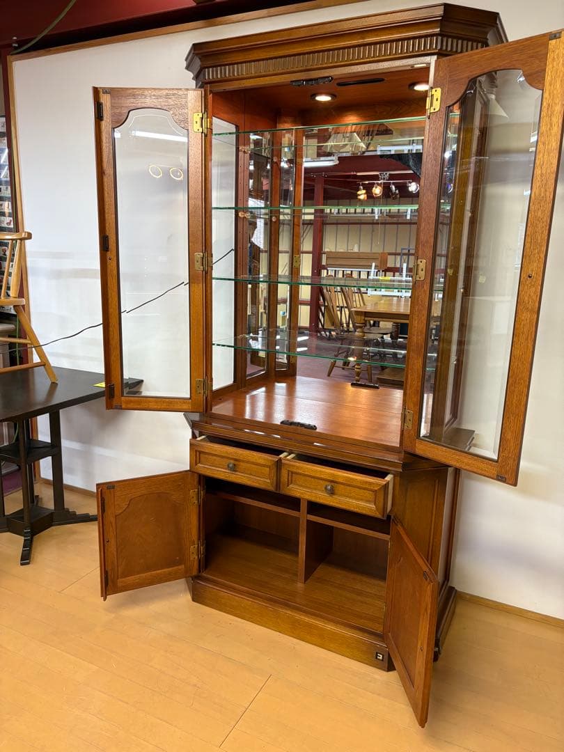 キュリオケース　コスガ　リージェントハウスシリーズ　カップボード　アンティーク