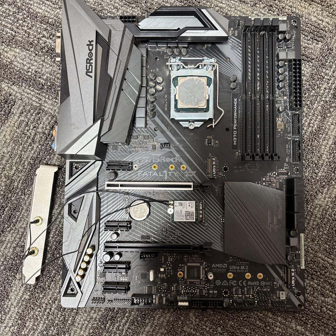 マザーボード ASRock H370 + i5 8400 + Wifi 6e