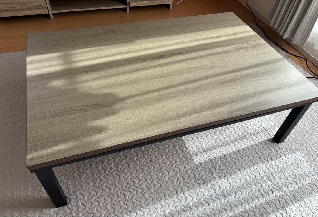 モダンデコ 石英管長方形こたつ本体 120cm × 80cm