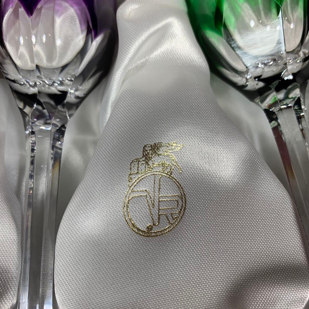 【未使用品】切子グラス　MURANO GLASS