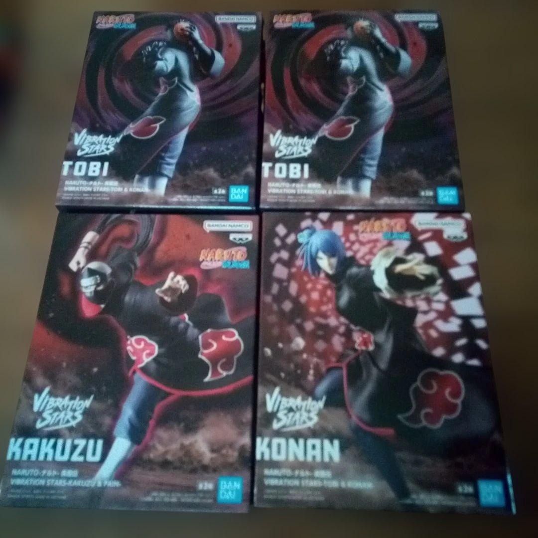 NARUTO トビ 小南 角都 フィギュア 4個セット