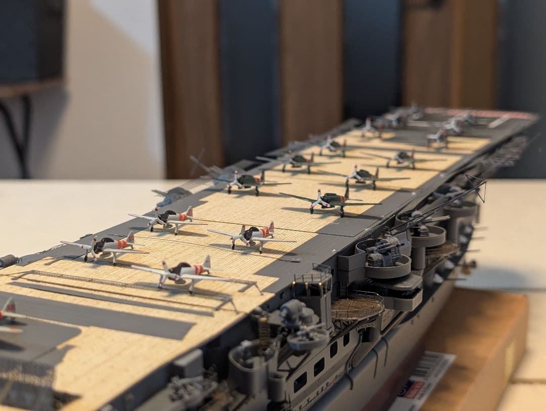 旧 日本海軍 航空母艦　加賀　1/350スケール完成品