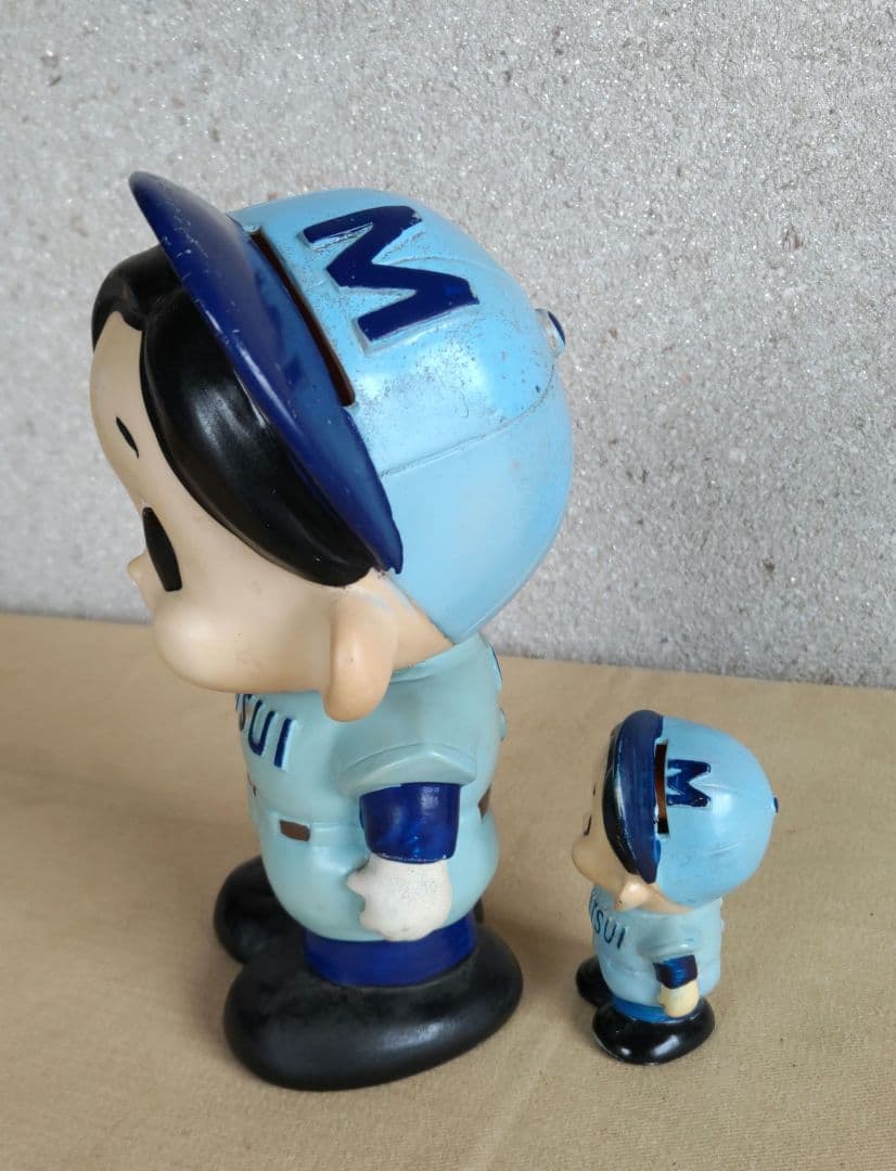 希少！三井銀行カウンター野球坊や貯金箱