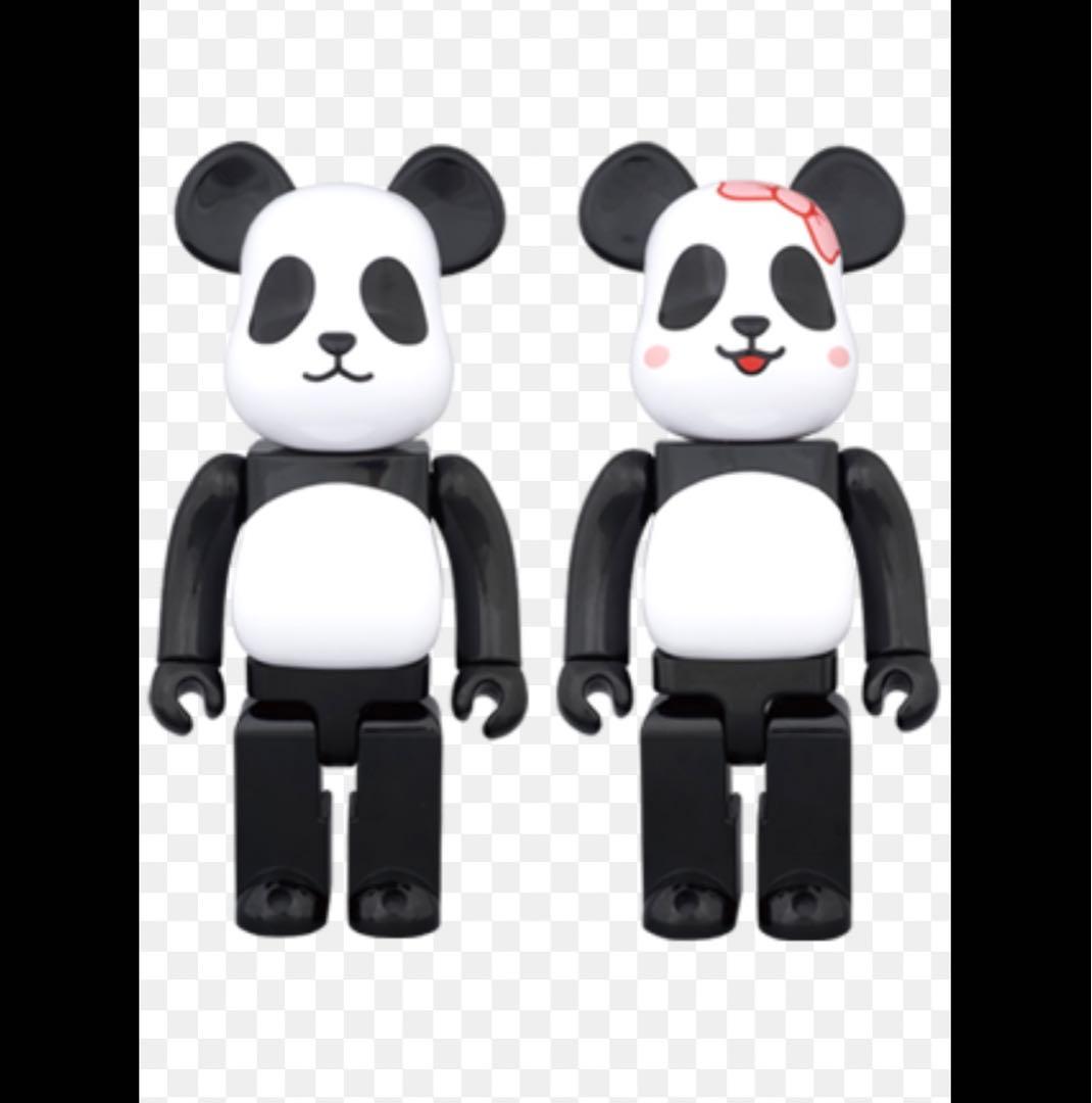 ベアブリック　PANDA milk 400%