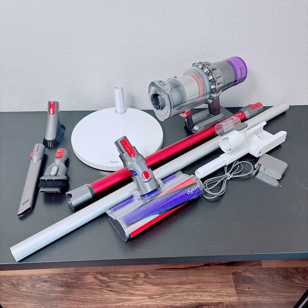 超美品 ダイソン V11 Fluffy+ バッテリー良好 スタンド付 フルセット