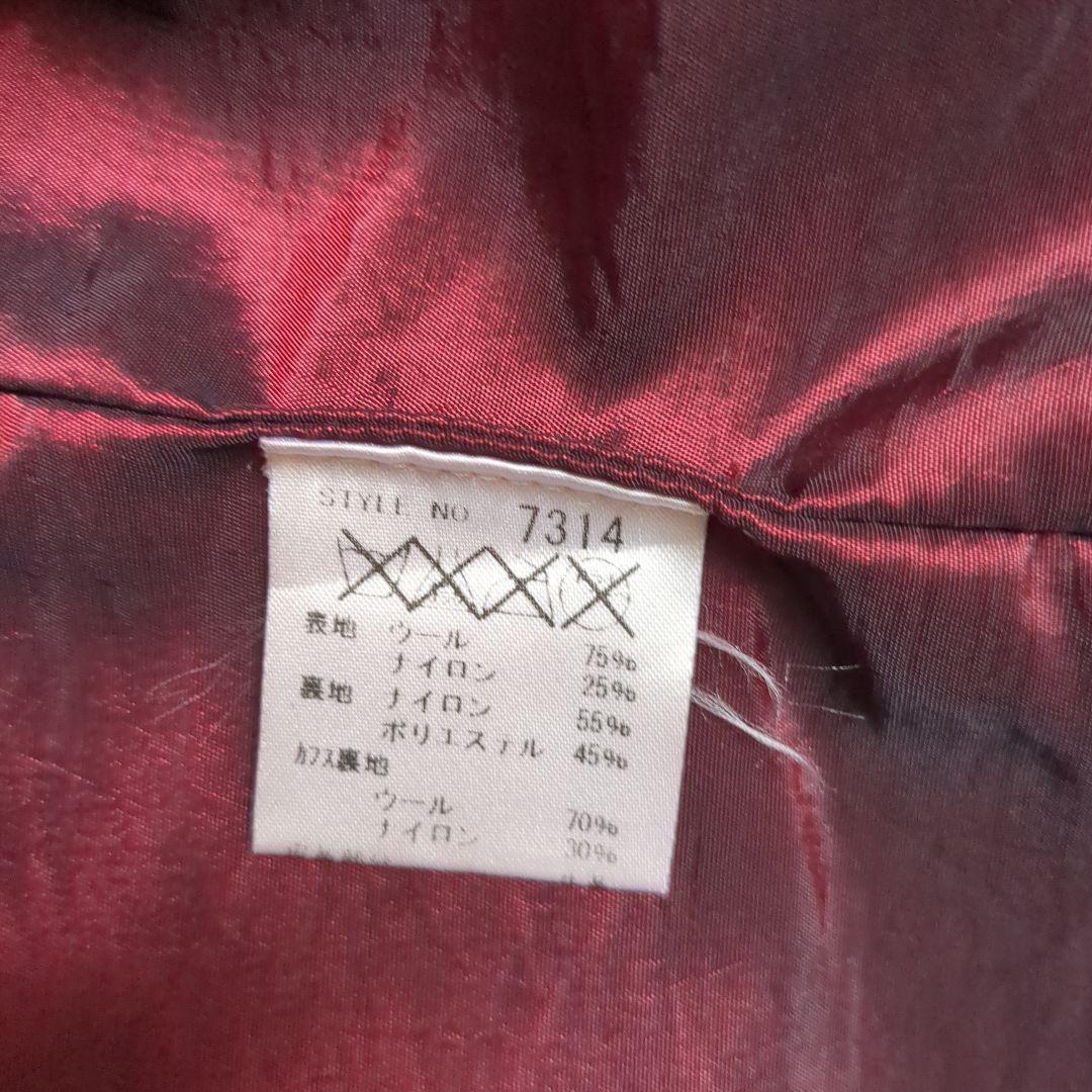 SCHOTT　襟付きウールライダース